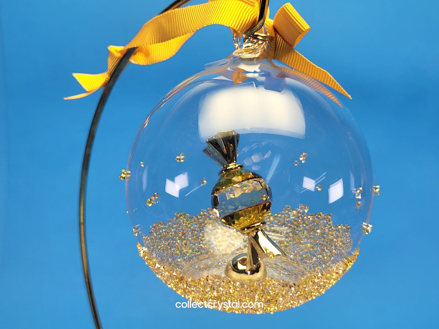 HOLIDAY CHEERS – DULCIS BALL ORNAMENT YELLOW # 5688315
