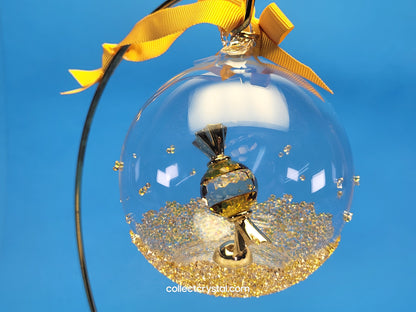 HOLIDAY CHEERS – DULCIS BALL ORNAMENT YELLOW # 5688315
