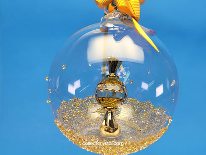 HOLIDAY CHEERS – DULCIS BALL ORNAMENT YELLOW # 5688315