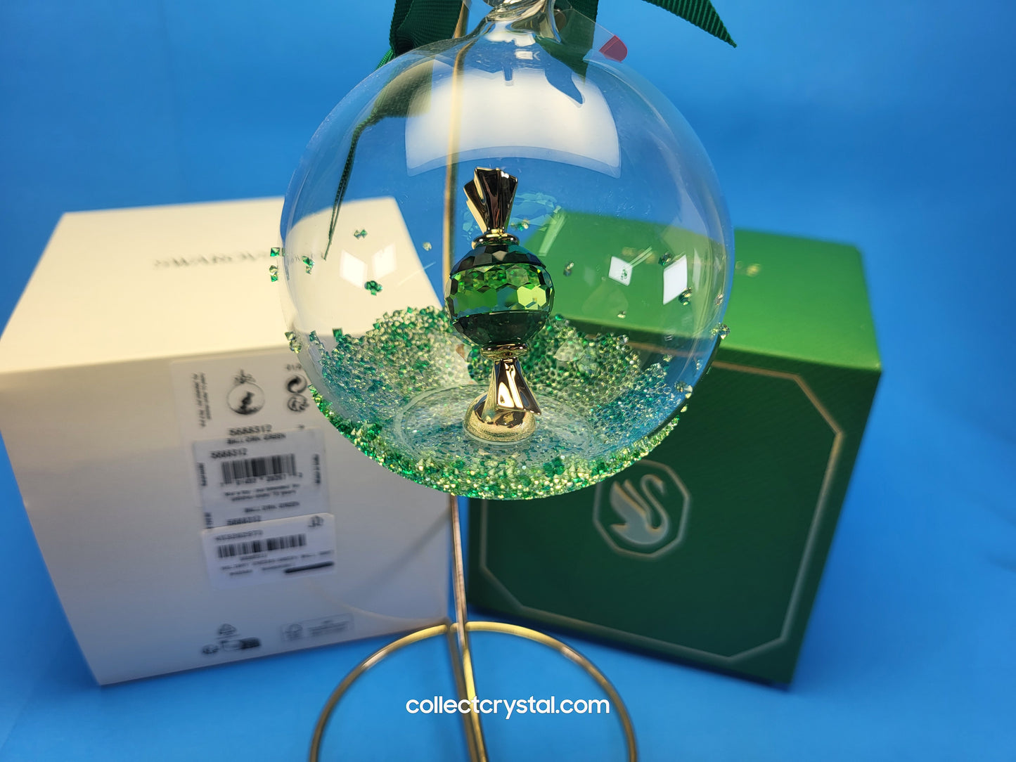 HOLIDAY CHEERS – DULCIS BALL ORNAMENT GREEN # 5688312