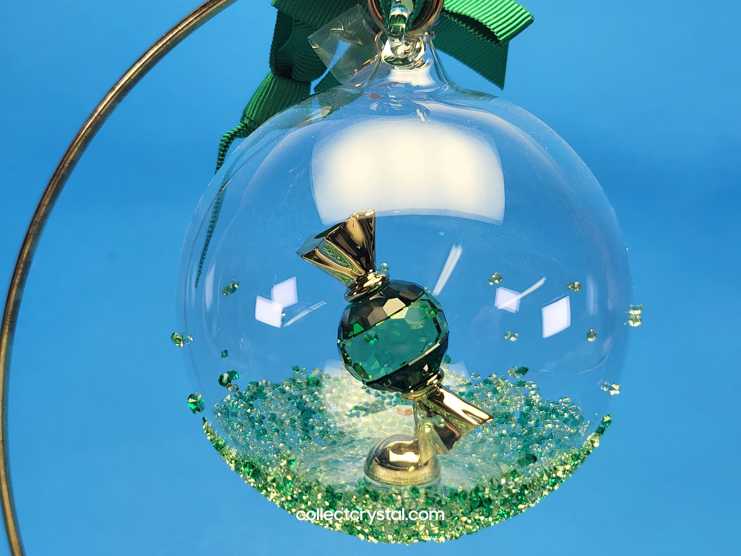 HOLIDAY CHEERS – DULCIS BALL ORNAMENT GREEN # 5688312