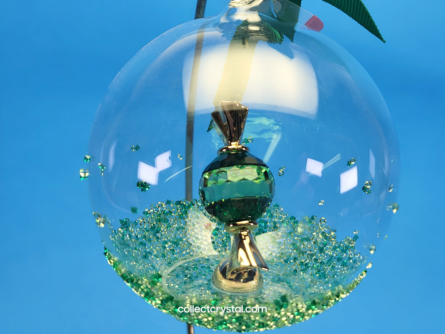 HOLIDAY CHEERS – DULCIS BALL ORNAMENT GREEN # 5688312
