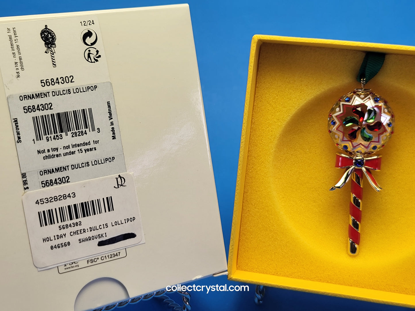 HOLIDAY CHEERS – DULCIS LOLLIPOP ORNAMENT 5684302