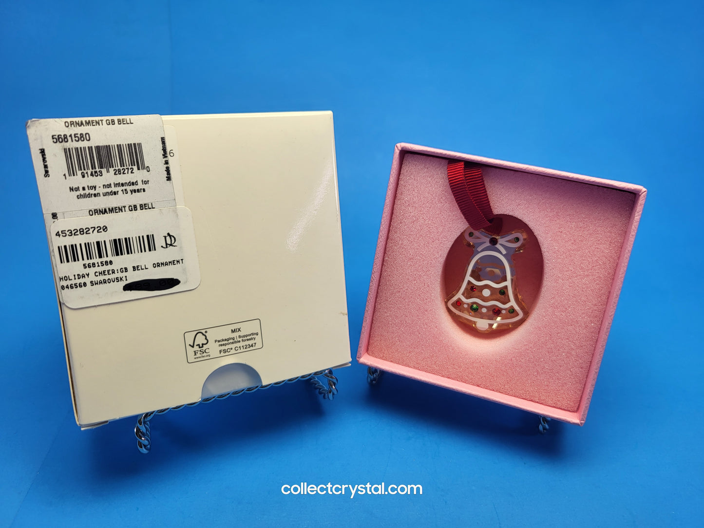 HOLIDAY CHEERS – GINGERBREAD BELL ORAMENT 5681580