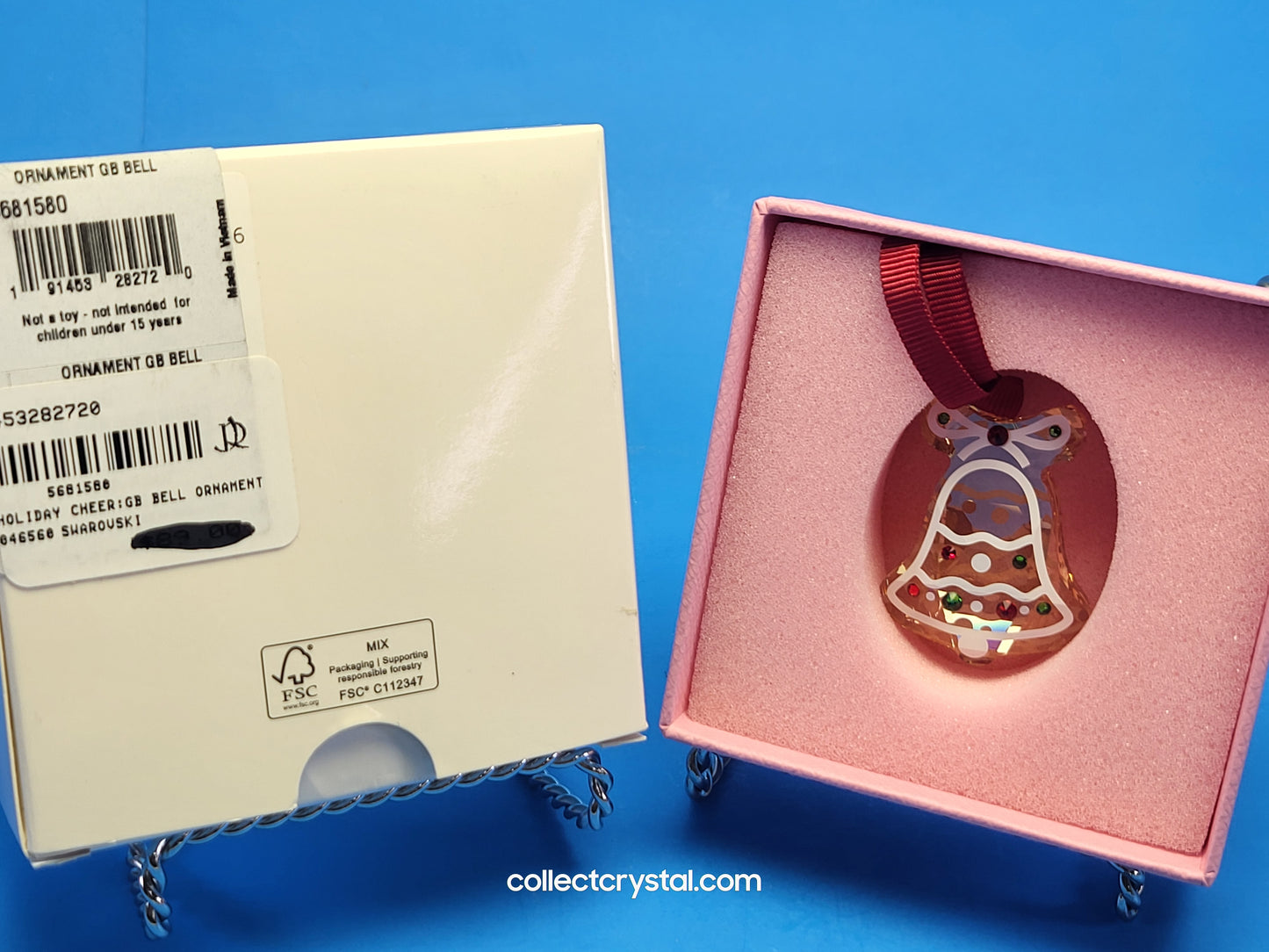 HOLIDAY CHEERS – GINGERBREAD BELL ORAMENT 5681580