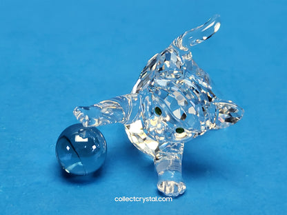 Kitten Playing with Blue Ball 631856