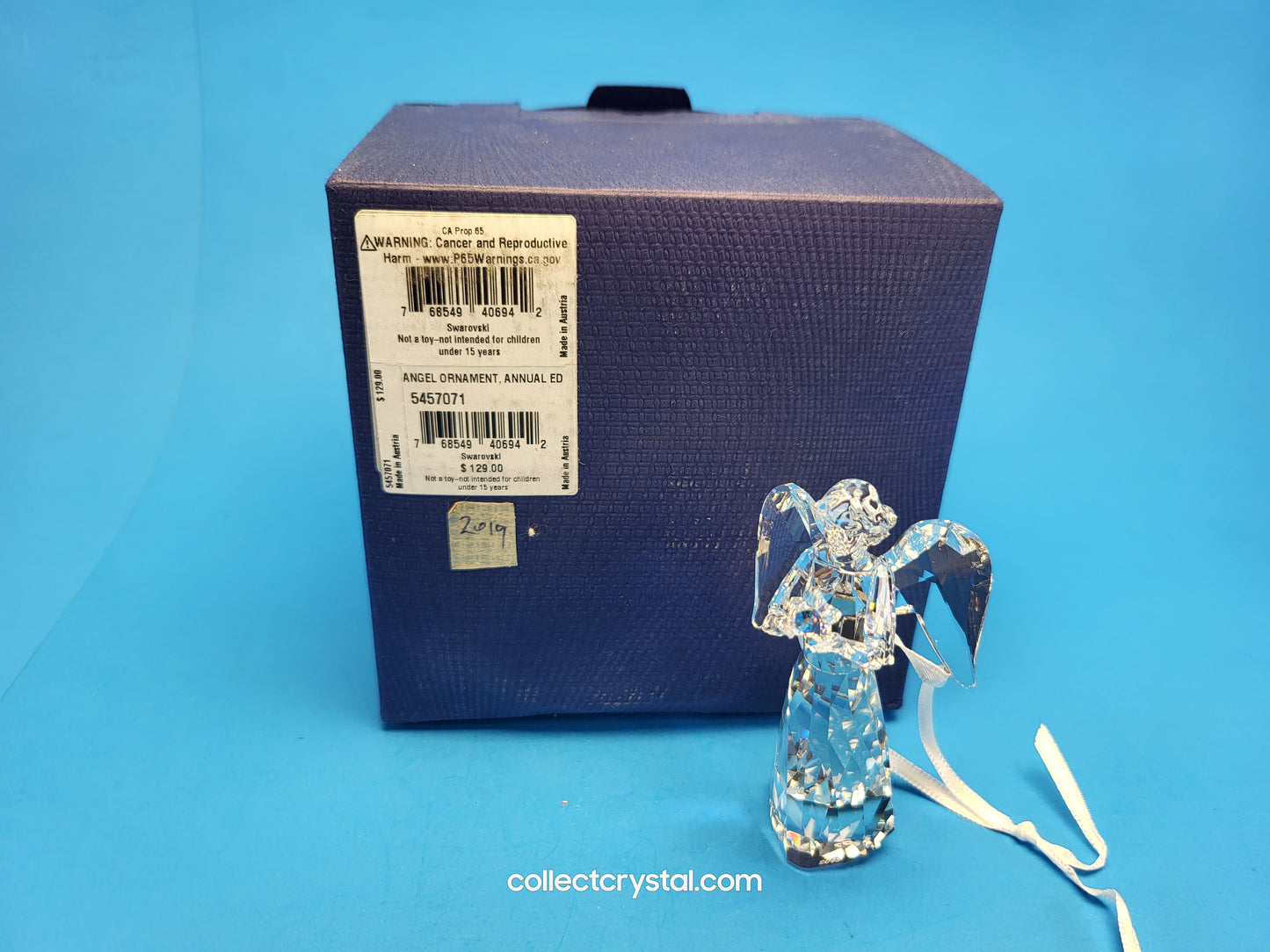2019 Annual Angel Ornament Star AE Crystal Christmas # 5457071