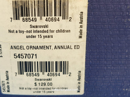 2019 Annual Angel Ornament Star AE Crystal Christmas # 5457071