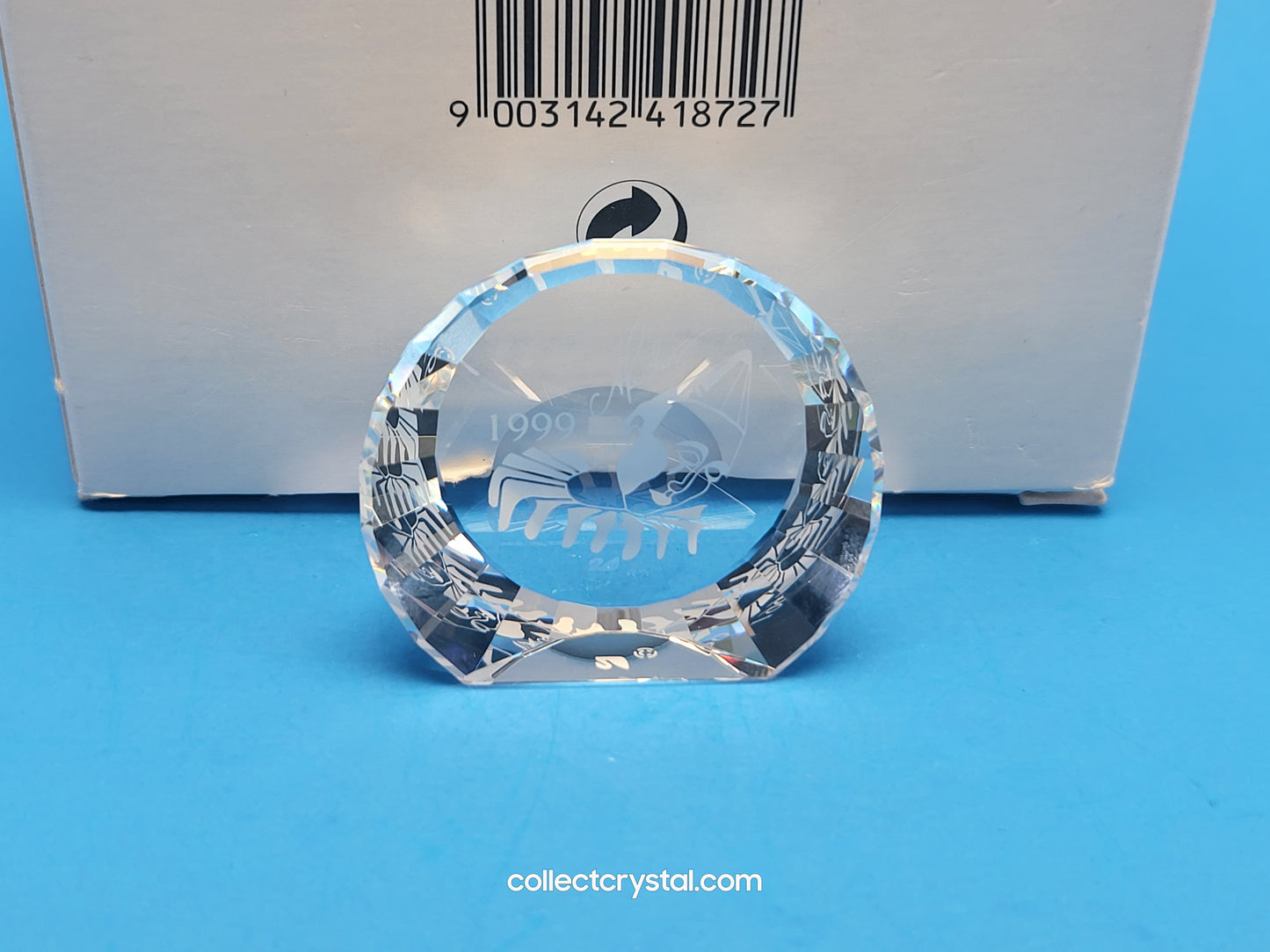 MASQUERADE 1999 EVENT PAPERWEIGHT – PIERROT 40mm disc (small) 7400 099 040 / 9409 060 000