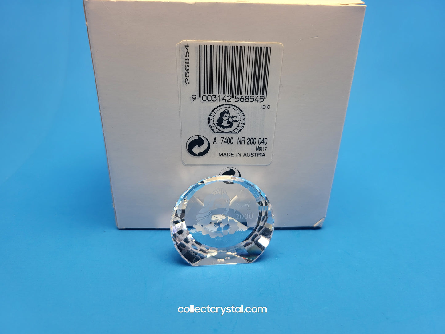 SCS MASQUERADE 2000 Event Paperweight COLUMBINE 40 mm Disc Small