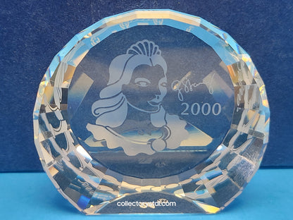 SCS MASQUERADE 2000 Event Paperweight COLUMBINE 40 mm Disc Small