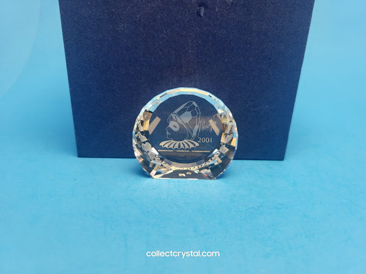 SCS MASQUERADE 2001 Event Paperweight HARLEQUIN 40 mm Disc Small