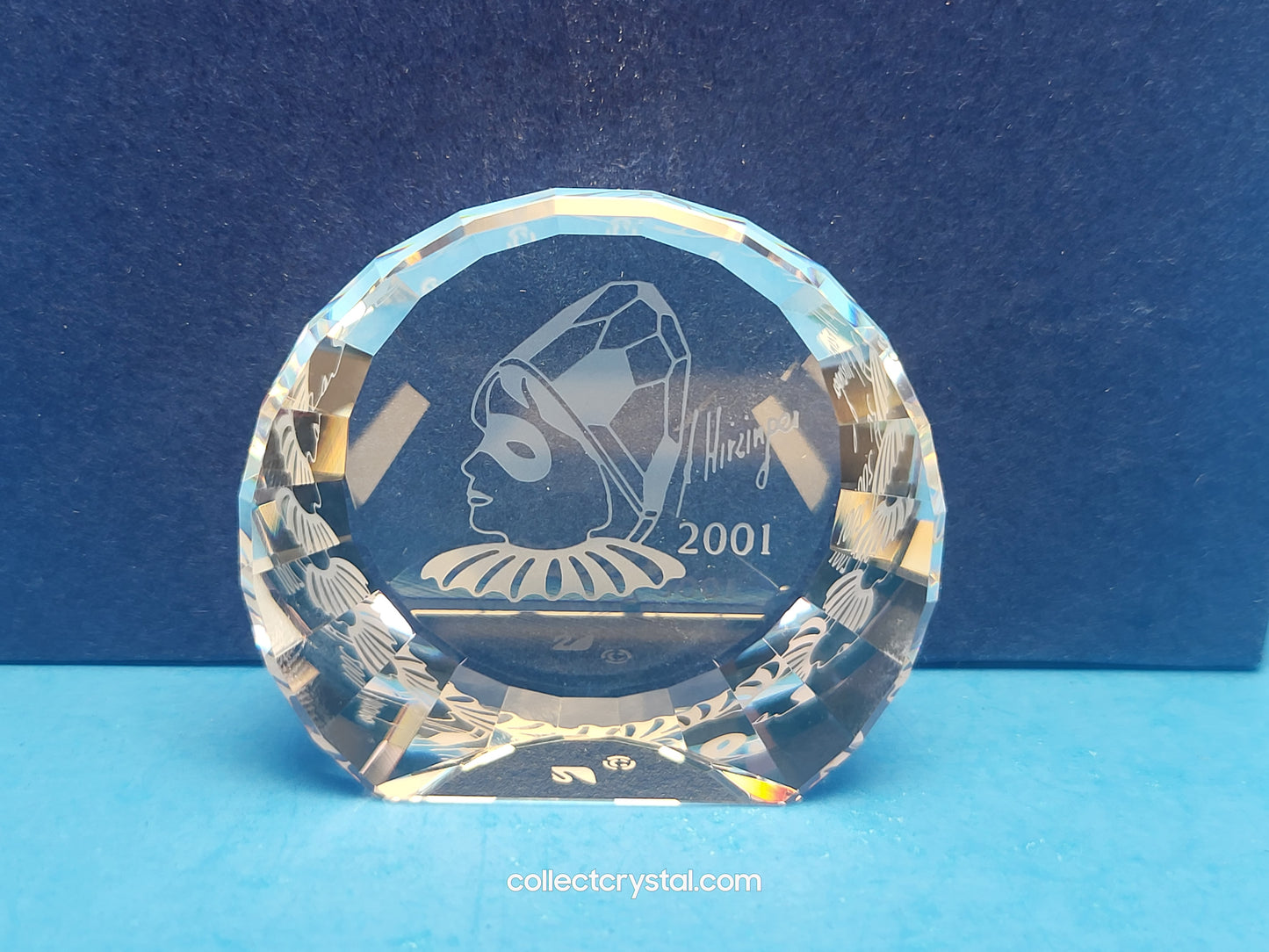 SCS MASQUERADE 2001 Event Paperweight HARLEQUIN 40 mm Disc Small