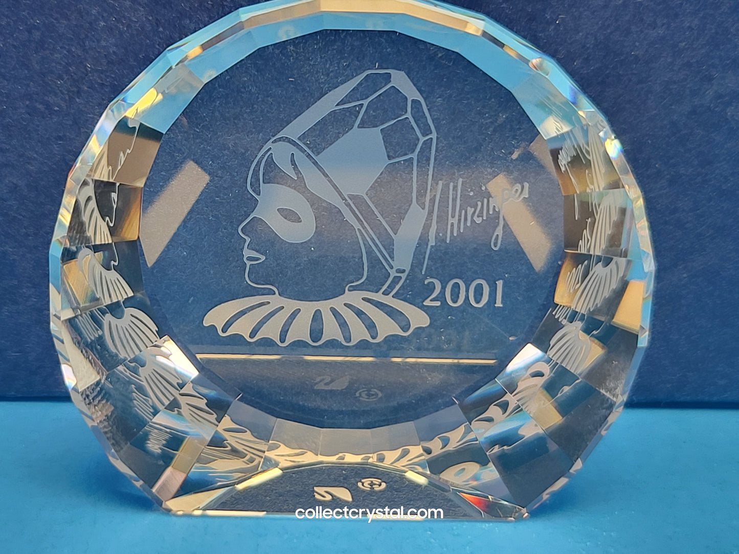 SCS MASQUERADE 2001 Event Paperweight HARLEQUIN 40 mm Disc Small
