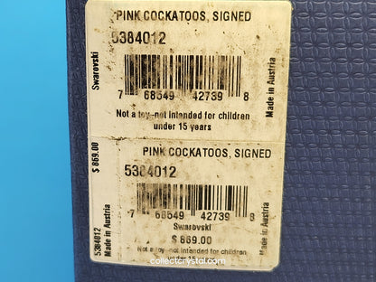 PARADISE BIRDS – COCKATOOS PINK 5244651 or 5384012 DESIGNER SIGNED