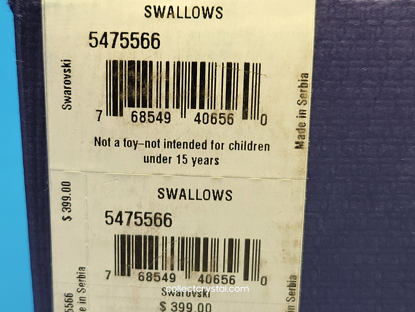 Swallows Birds Couple on Branch MIB # 5475566