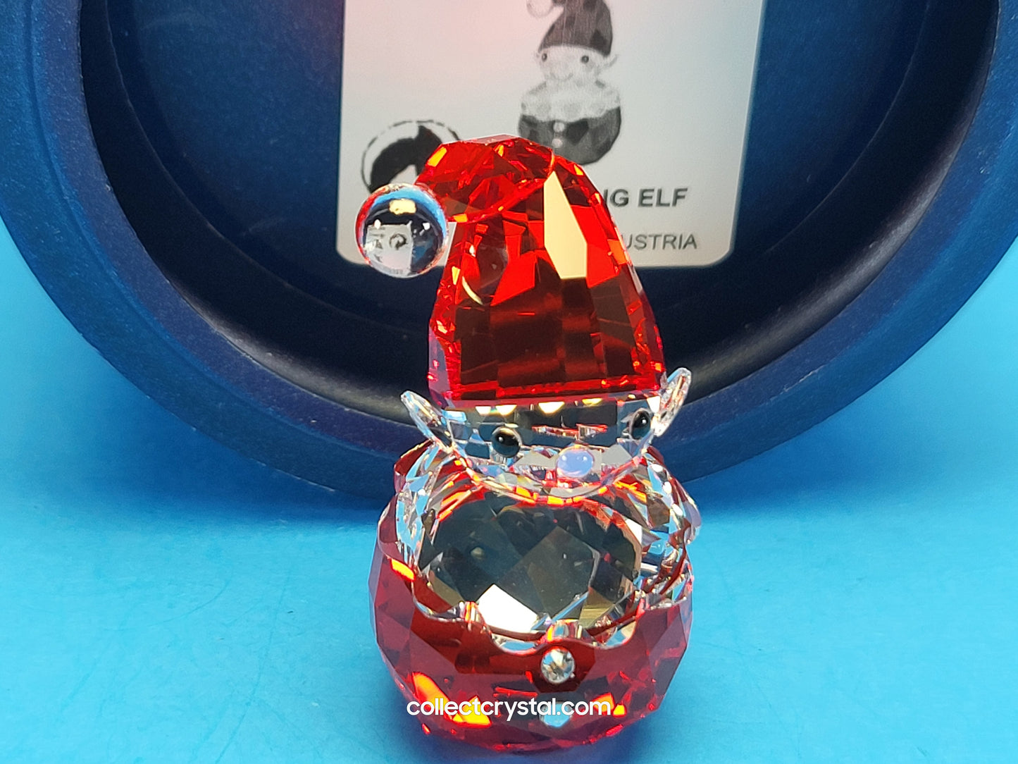 Rocking Elf # 5402745 Crystal Figurine Christmas