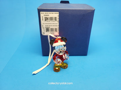 Disney Mickey Mouse Santa Ornament MIB # 5004690