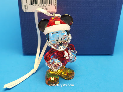 Disney Mickey Mouse Santa Ornament MIB # 5004690