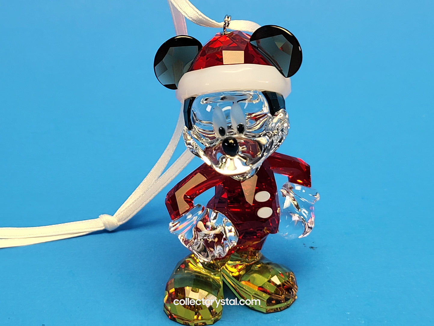 Disney Mickey Mouse Santa Ornament MIB # 5004690