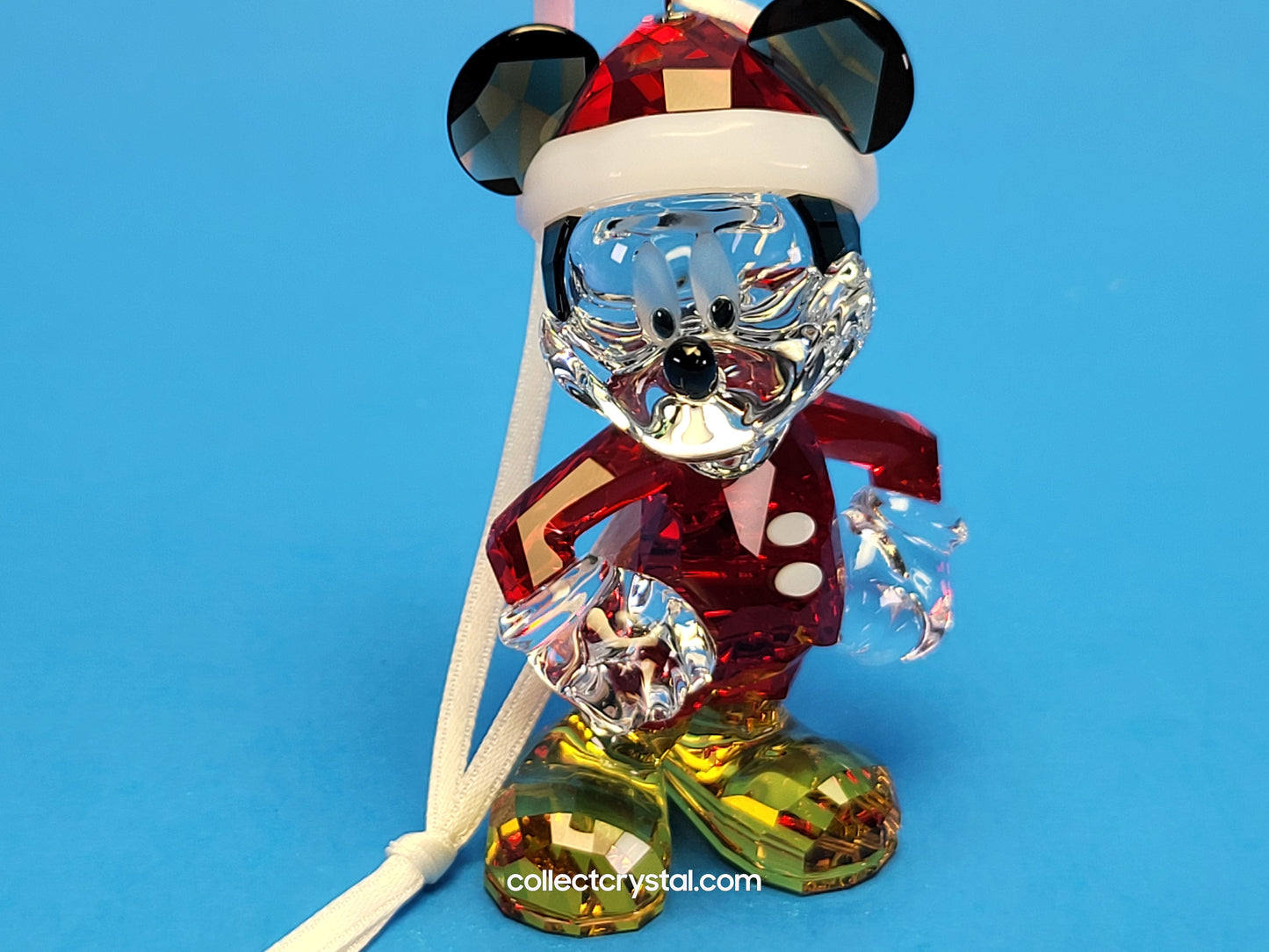 Disney Mickey Mouse Santa Ornament MIB # 5004690
