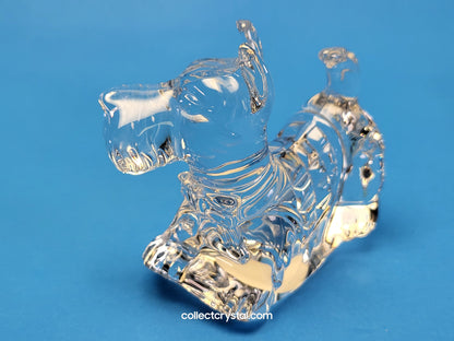 Scottie Dog - Pets Figurines 24% Lead Crystal Vintage