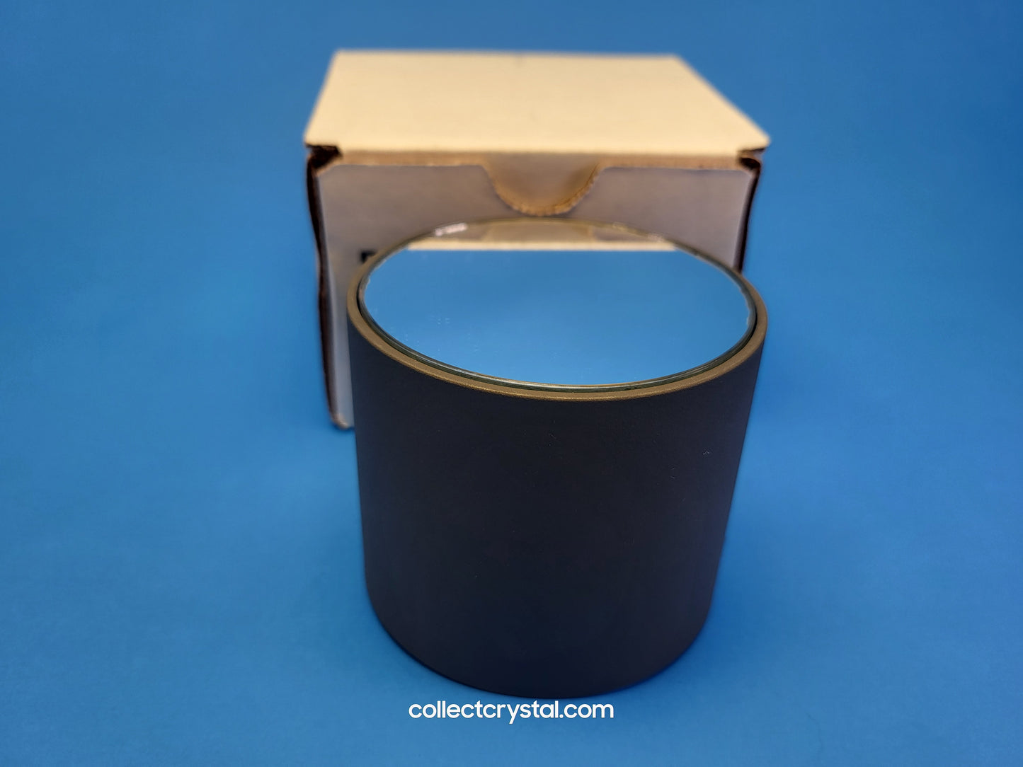 Grey Round Battery Operated Display Stand