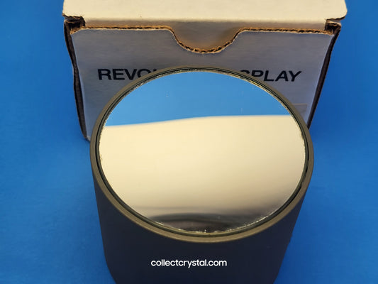 Grey Round Battery Operated Display Stand