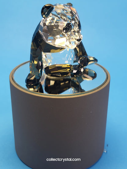 Grey Round Battery Operated Display Stand