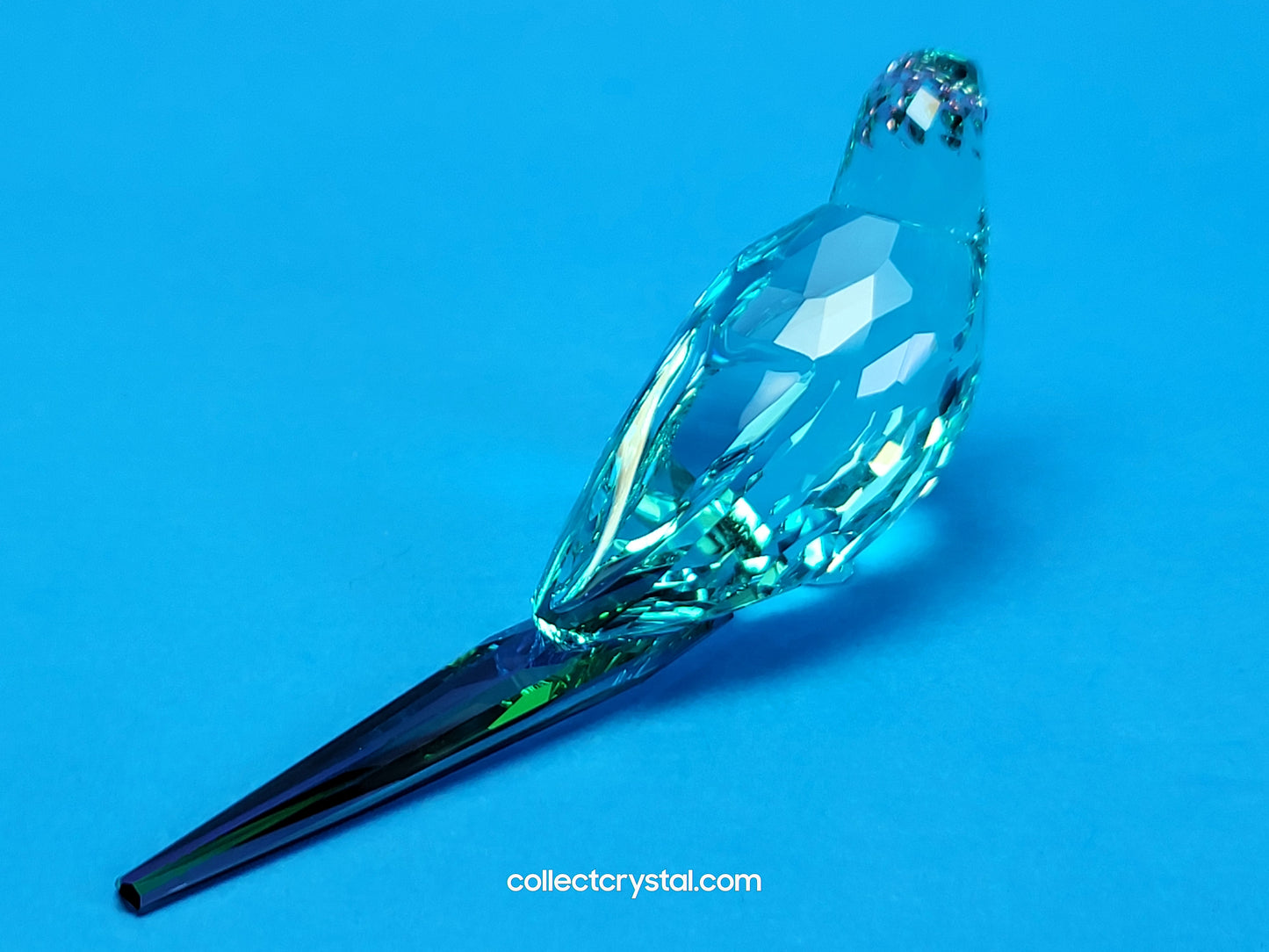 Jungle Beats Blue Parakeet Paco Bird Crystal Figurine # 5574519