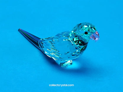 Jungle Beats Blue Parakeet Paco Bird Crystal Figurine # 5574519