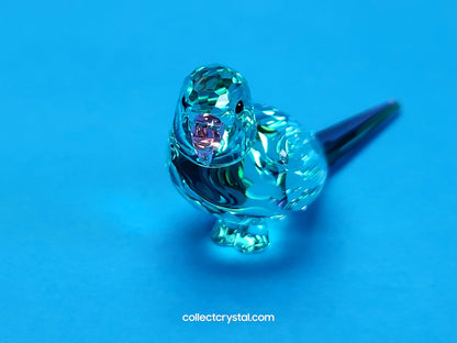 Jungle Beats Blue Parakeet Paco Bird Crystal Figurine # 5574519