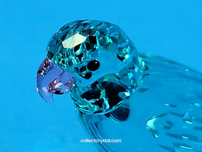 Jungle Beats Blue Parakeet Paco Bird Crystal Figurine # 5574519