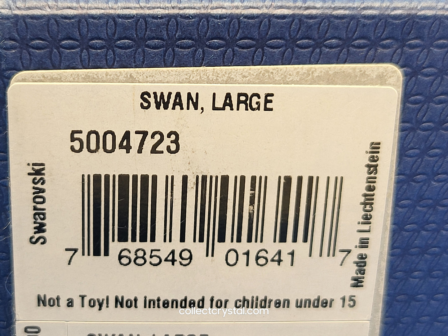 Swan, Large # 5004723 Crystal Figurine  2014 issued