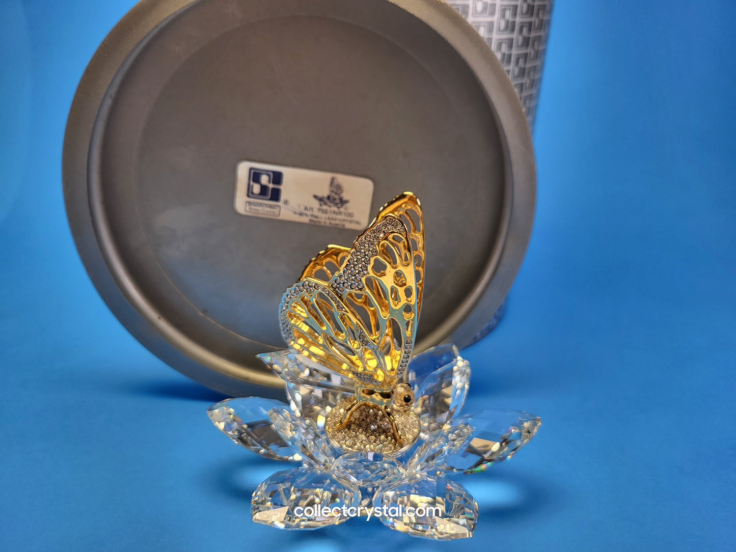 In Flight Gold Butterfly Flower # 7551 NR 100 or # 7551 100 000 MIB