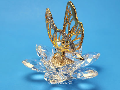 In Flight Gold Butterfly Flower # 7551 NR 100 or # 7551 100 000 MIB