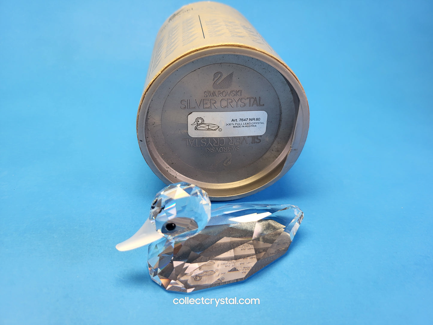 Mallard Duck frosted bill Crystal LARGE (3.5 In.)  MIB 012723