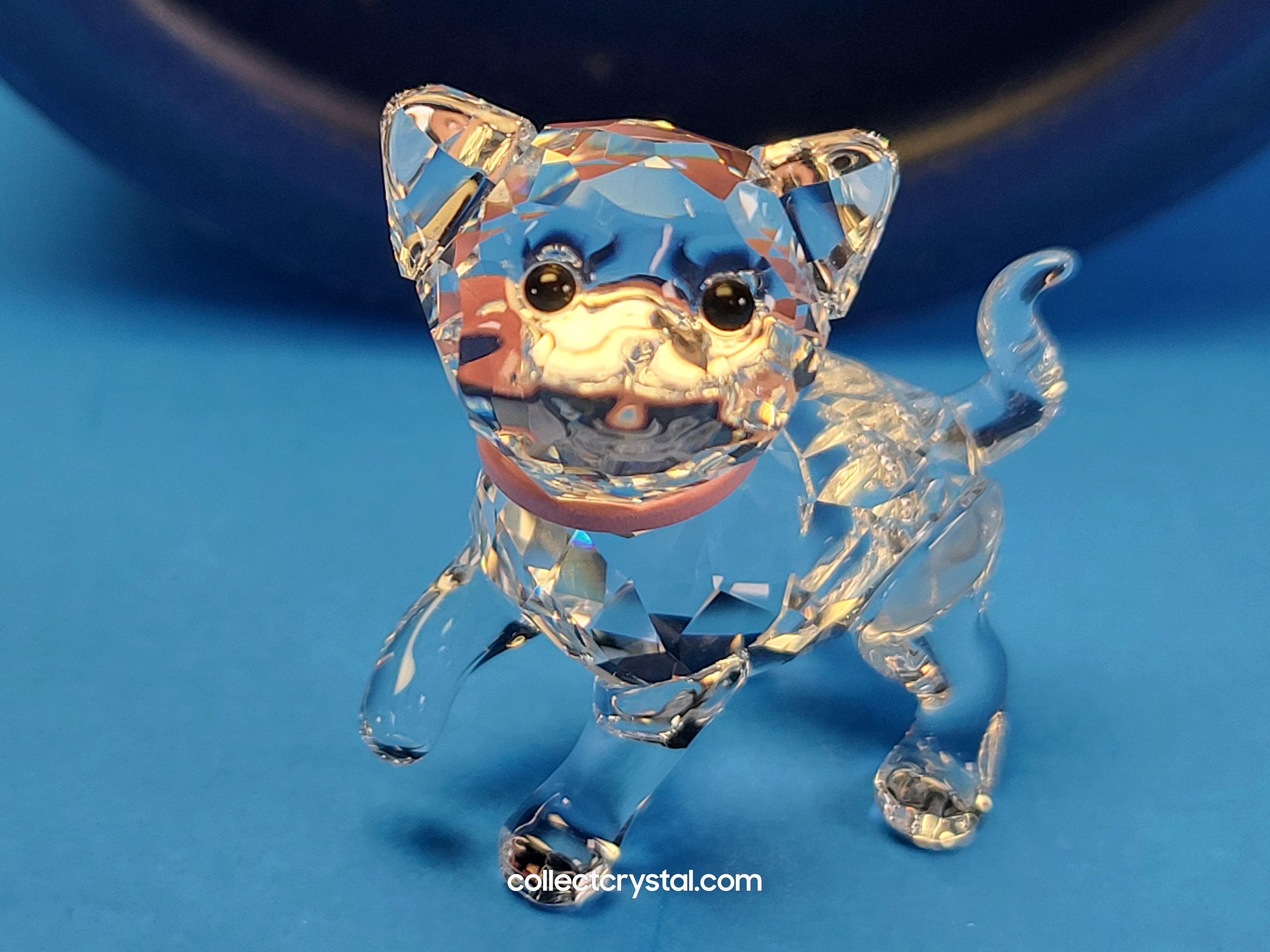 スワロフスキー Swarovskiキトゥン（子ネコ）スタンディング1193537 KITTEN STANDING with pink collar # 1193537 – Collect Crystal