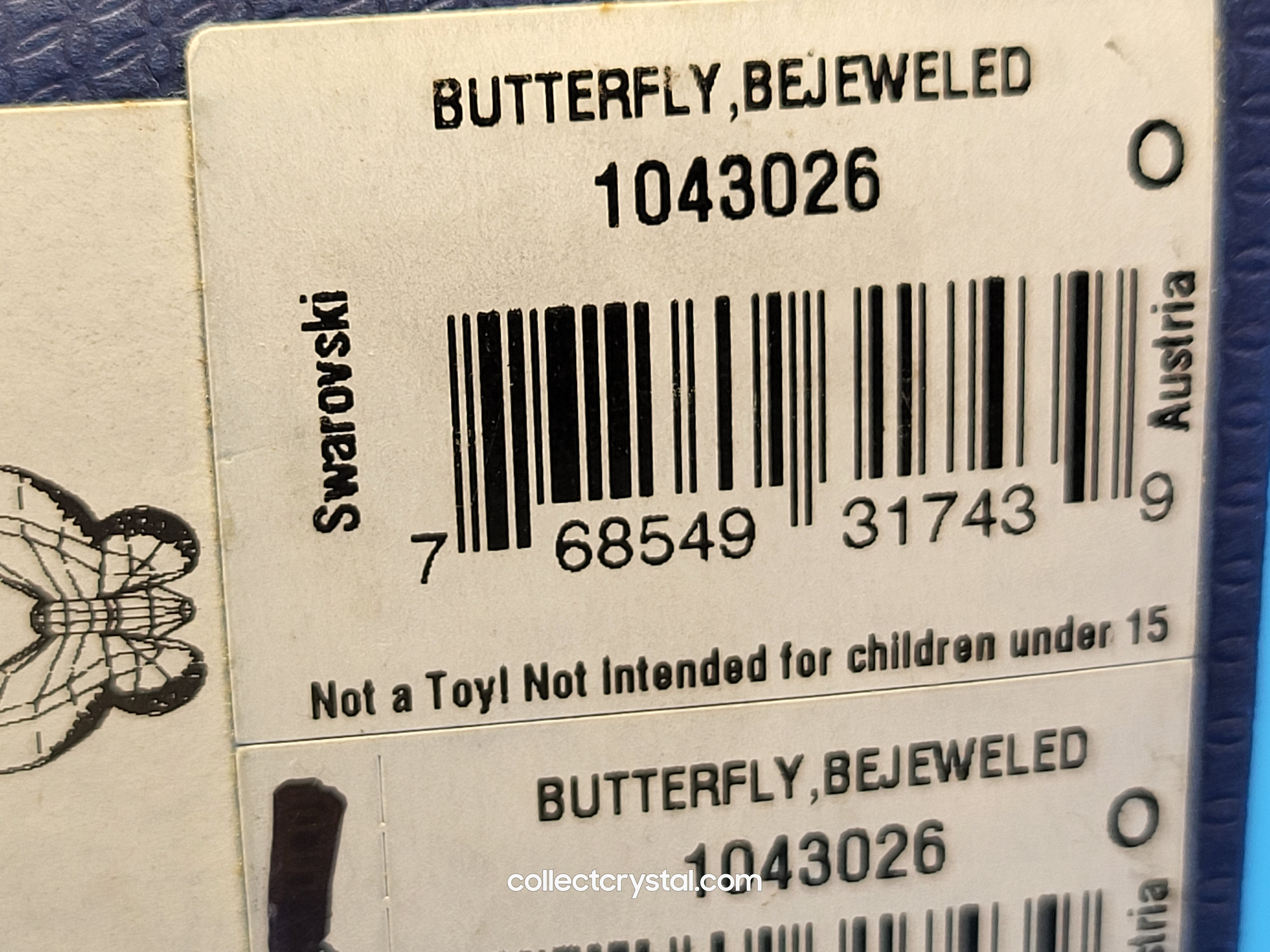 BRILLIANT BUTTERFLY – BEJEWELLED CRYSTAL 1043026 – Collect Crystal