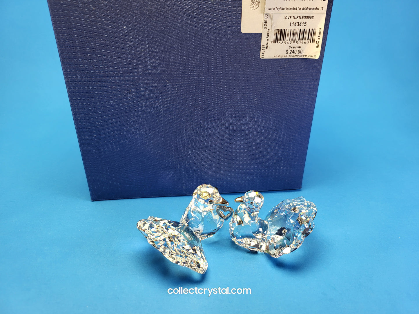 Love Turtledoves Crystal Figurine # 1143415