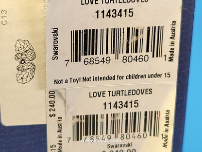 Love Turtledoves Crystal Figurine # 1143415