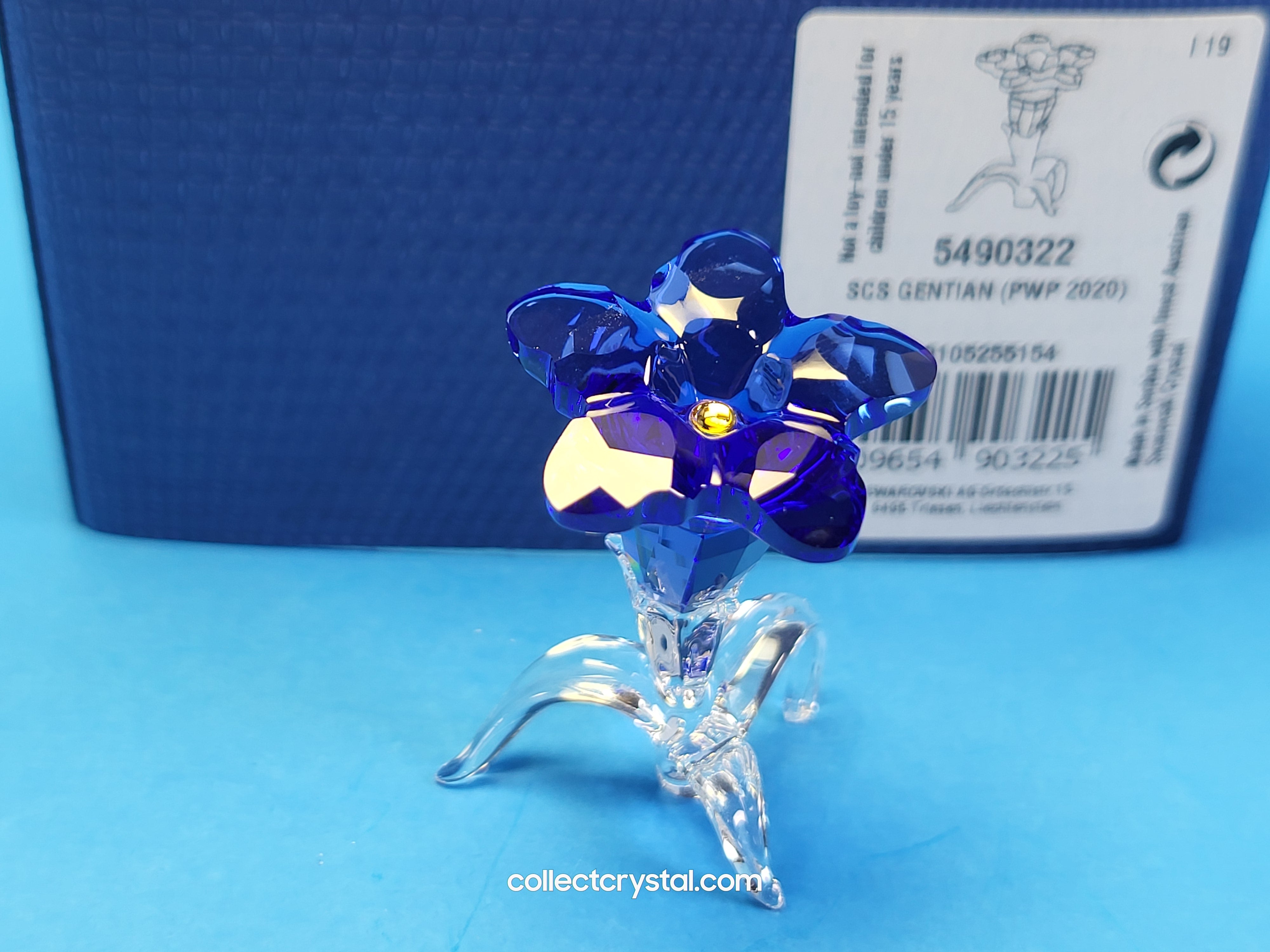 165サイコフラワー SCS 2020 Gentian flower Figurine - # 5490322 – Collect Crystal
