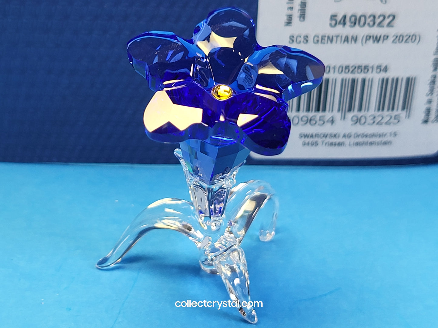 SCS 2020 Gentian flower Figurine - # 5490322