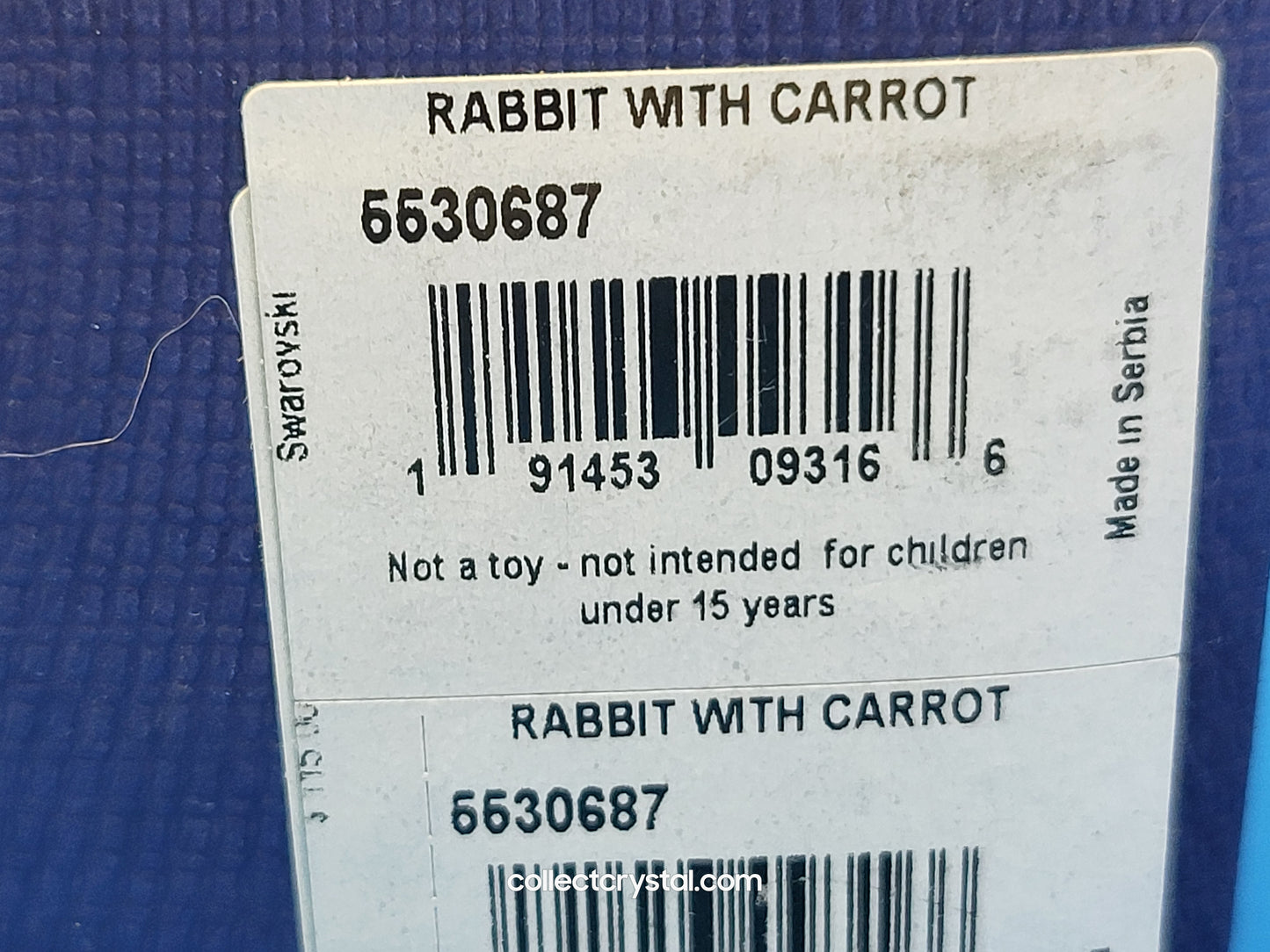 Rabbit with Carrot Peaceful Countryside # 5688521 or 5530687 NOS