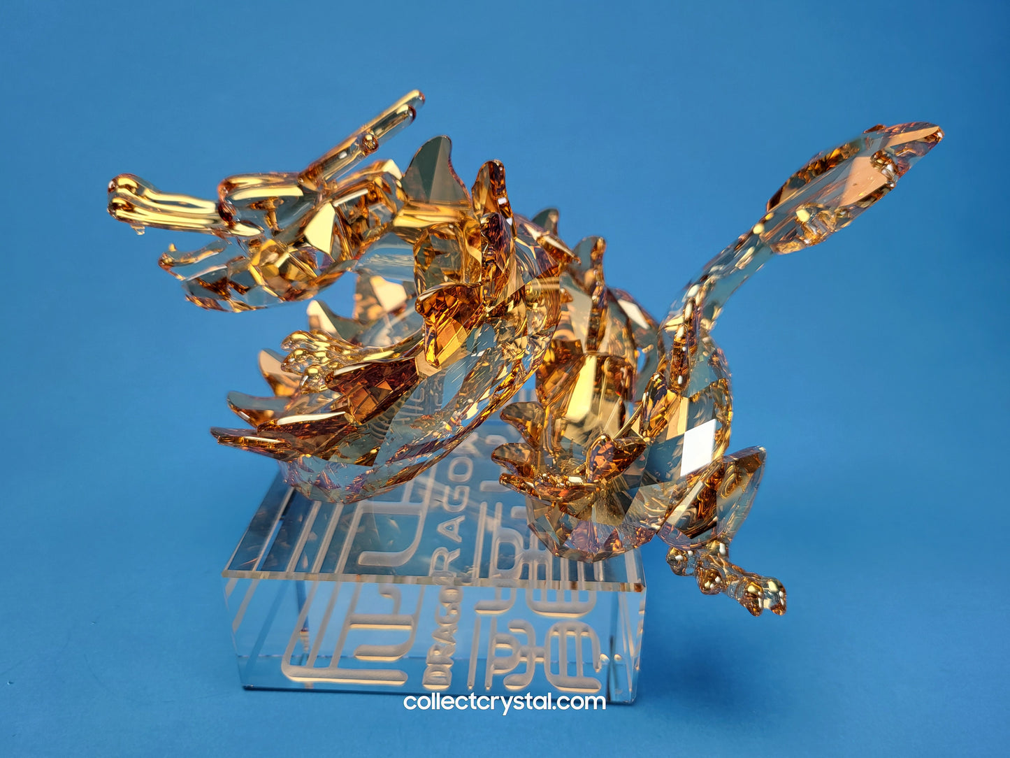 Zodiac Dragon Good Luck Golden Large Figurine # 1083710