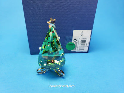 Winter Decorated Christmas Tree # 1090188 rhodium stand Figurine