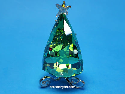 Winter Decorated Christmas Tree # 1090188 rhodium stand Figurine