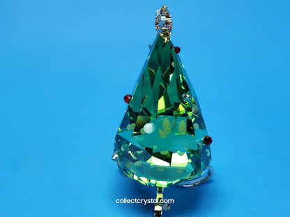 Winter Decorated Christmas Tree # 1090188 rhodium stand Figurine