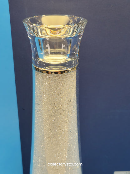 CRYSTALLINE CANDLESTICK Candle Holder # 1025323 Filled w crystals