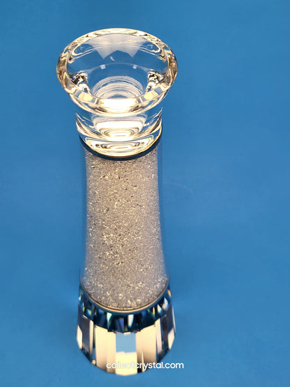CRYSTALLINE CANDLESTICK Candle Holder # 1025323 Filled w crystals